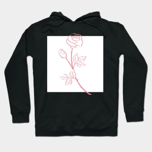 Minimalist Flower Hoodie